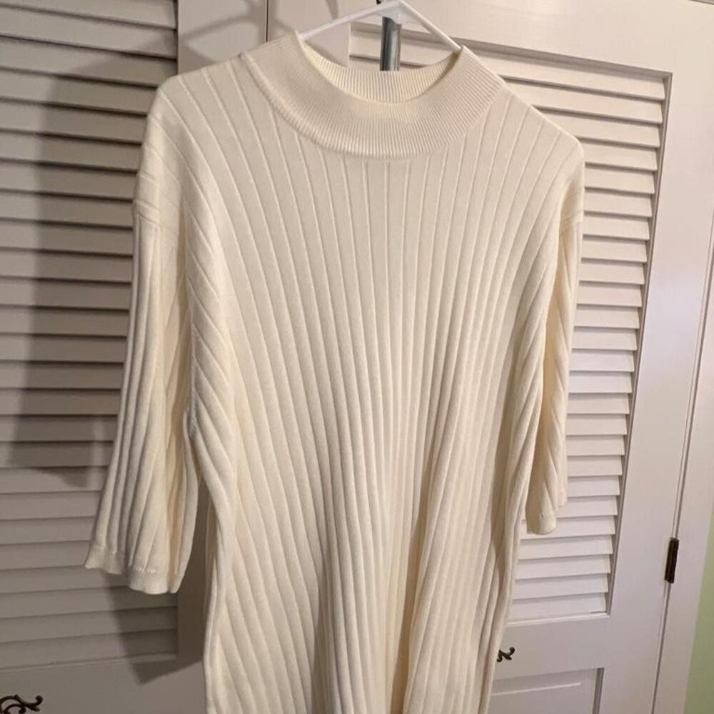 Croft-barrow Women's Cream and White Dress